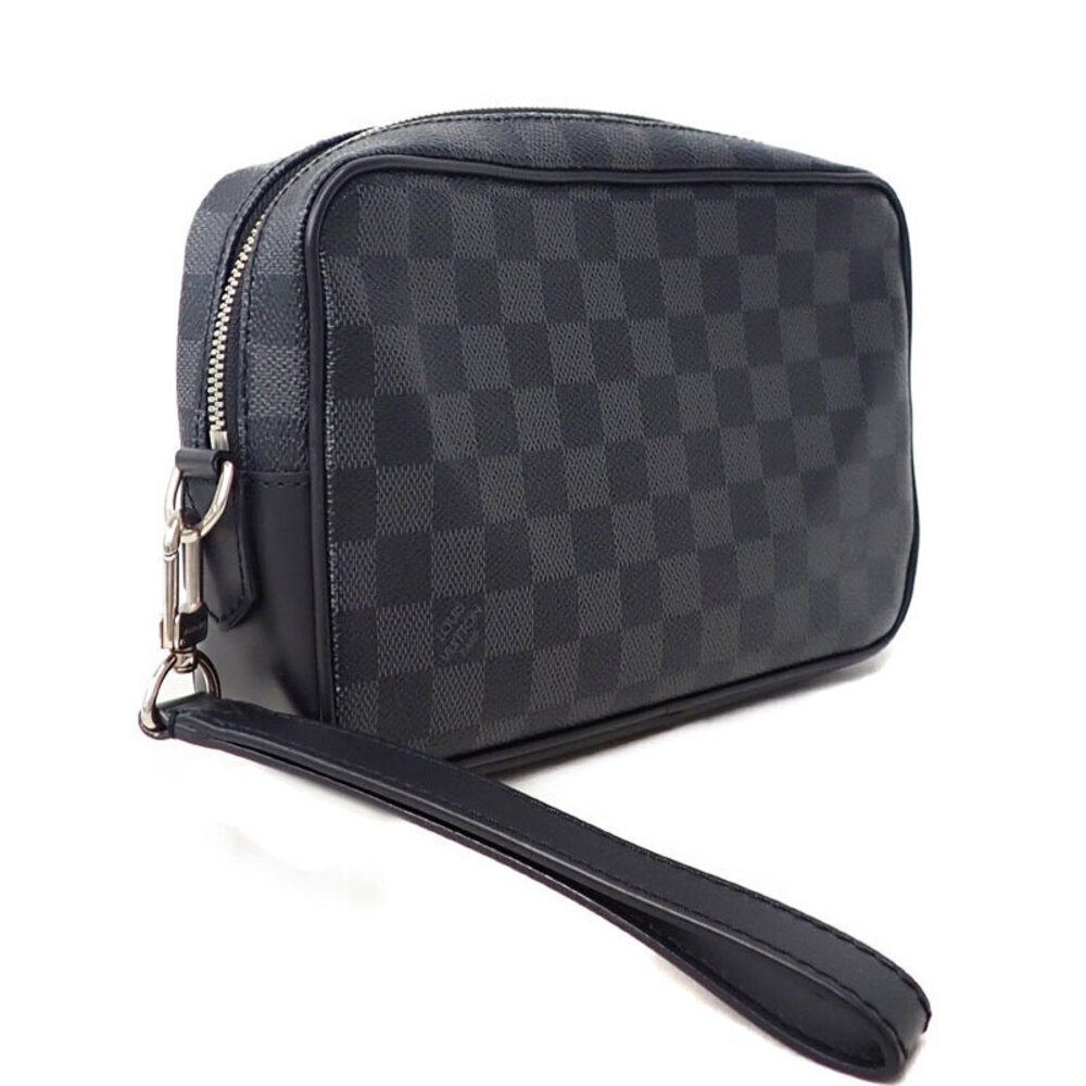 Louis Vuitton Damier Black Graphite Pochette Bag Shoulder Kasai